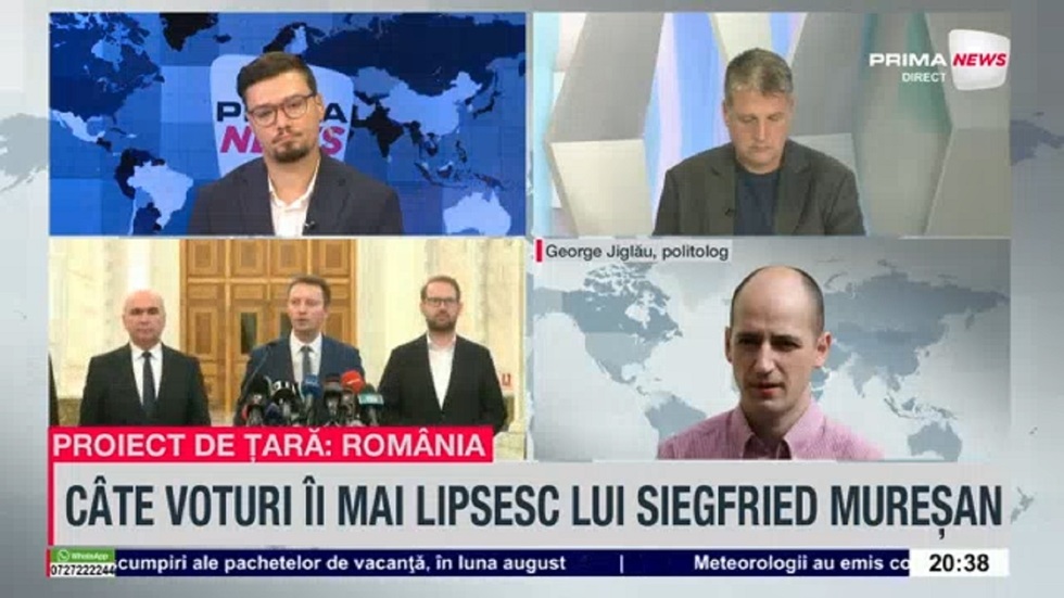 VIDEO. George Jiglău, despre Guvernul Mureşan: „E important cum anume va cădea acest guvern în Parlament”