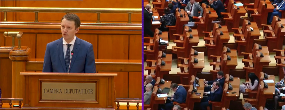 A început şedinţa extraordinară din Parlament, în cadrul căreia se votează învestirea Guvernului propus de Siegfried Mureşan