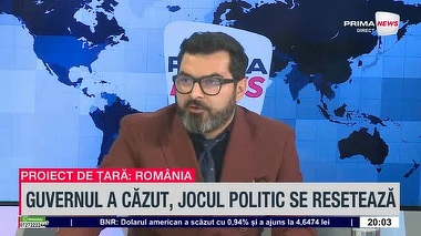 VIDEO. Radu Turcescu, despre eşecul Guvernului Mureşan: „Era clar că nu va trece acest guvern”