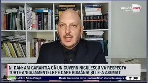 VIDEO. Ciprian Aron, despre nominalizarea lui Luca Niculescu pentru funcţia de premier: „E greu de nevotat pentru fiecare partid în parte”
