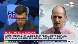 VIDEO. George Jiglău, despre nominalizarea lui Luca Niculescu pentru funcţia de premier: „Va fi mai greu de respins decât a fost preşedintele Nicuşor Dan”