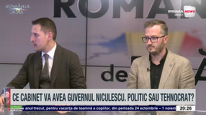 VIDEO. Va vota USR Guvernul propus de Luca Niculescu? George Gima: „A reuşit să redea încrederea şi demnitatea românilor”