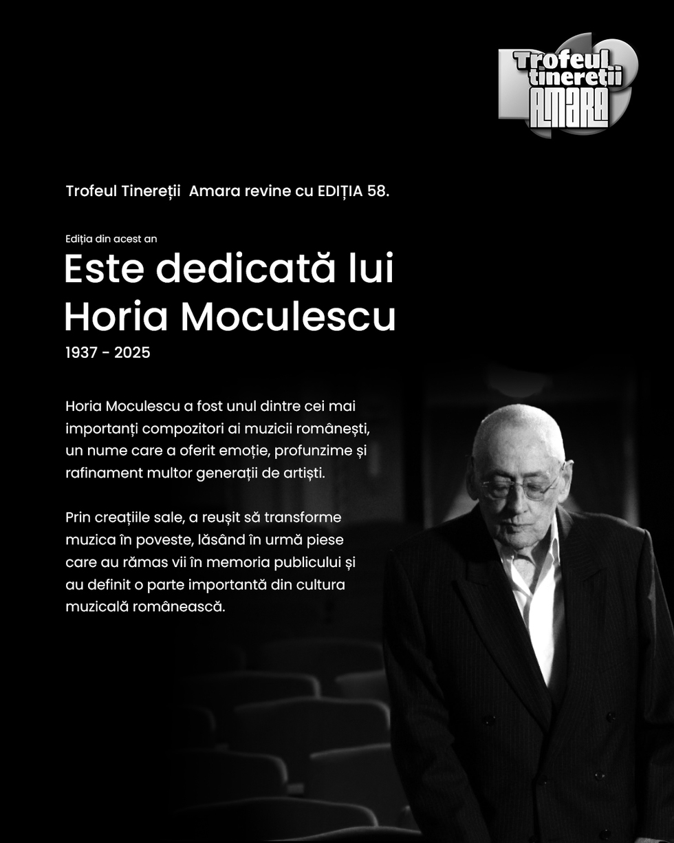Anul acesta, festivalul de la Amara este dedicat lui Horia Moculescu