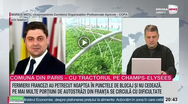 Marius Micu, vicepreşedinte COPA, la Proiect de ţară: România: Avem informaţii pe surse că UE lucrează la soluţii atât în ceea ce priveşte pârloaga, cât şi tranzitul produselor agricole din Ucraina