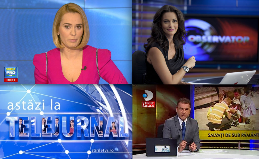 pay At first spectrum TOP ŞTIRI 2014. Pro TV şi Antena 1 îşi împart primele zece emisiuni de  informare. Telejurnalul, pe locul nouă