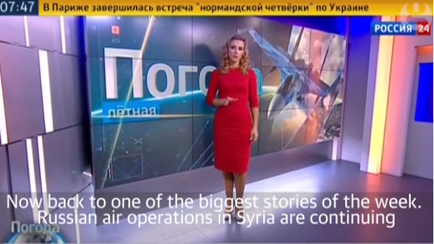 meteo televiziunea rusa Siria