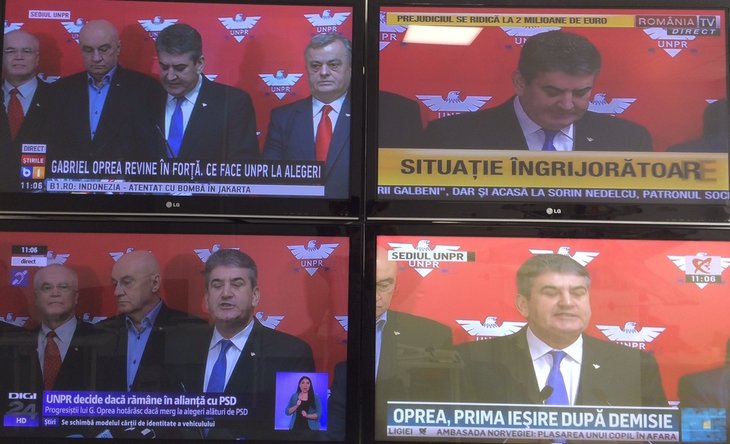 BURTIERA LA MINUT. Gabriel Oprea "revine în forţă”. Conferinţa, pe toate posturile de ştiri