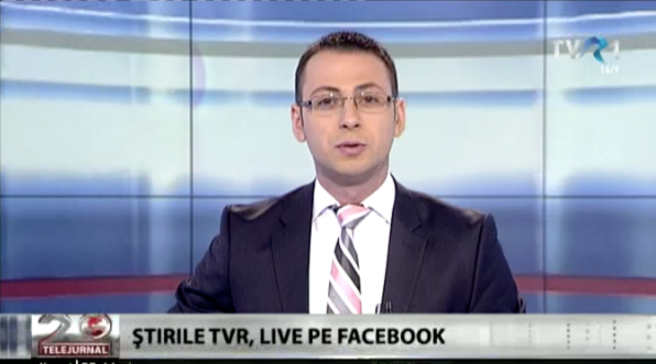 După Pro TV, şi Ştirile TVR sunt live pe Facebook