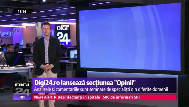 Digi24.ro a lansat Secţiunea de Opinii şi Analize