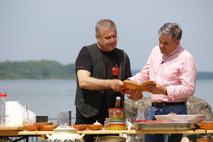 FOTO. Mircea Radu, invitatul lui Dinescu la Politică şi delicateţuri, înainte de vacanţă