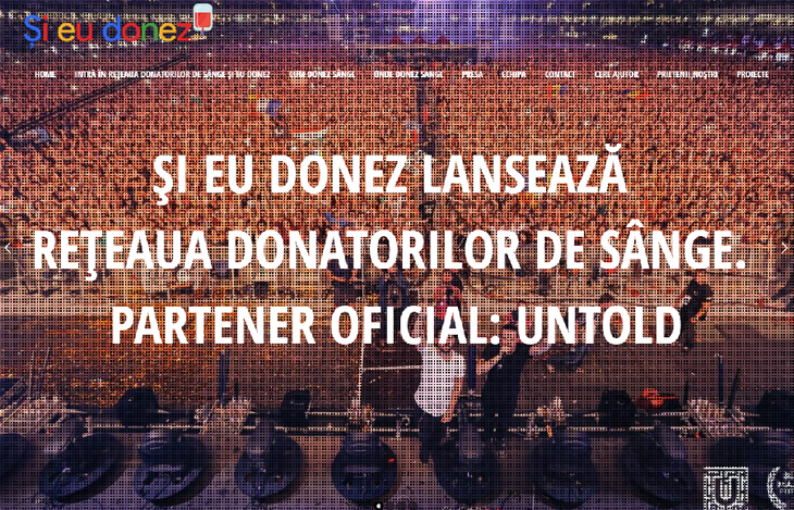 Platforma Şi eu donez: A fost lansată Reţeaua Donatorilor Benevoli de Sânge