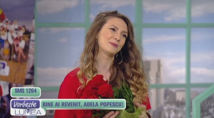 Adela Popescu s-a întors la Vorbeşte lumea, pentru o săptămână