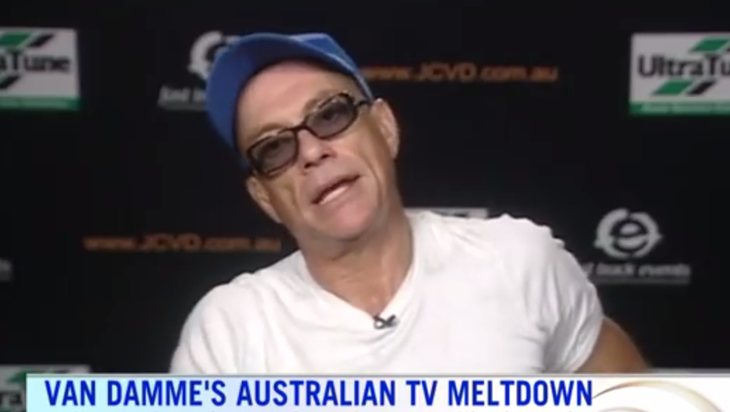 VIDEO. Jean-Claude Van Damme, ieşire nervoasă într-un interviu de la o televiziune australiană