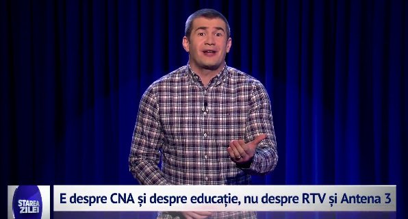 Pătraru, despre cei care vor Antena 3 şi RTV închise - „Firesc mi se pare să strigăm în gura mare: Unde e CNA-ul?”