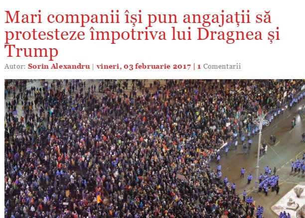 Capital.ro, scuze publice după o ştire despre „multinaţionalele” care îşi pun angajaţii să protesteze