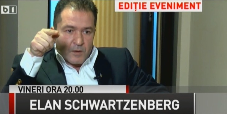 Interviu cu urmăritul internaţional Elan Schwartzenberg, la B1 TV