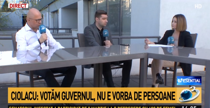 Dezinfecţie în studiourile Antena 3 şi B1 TV