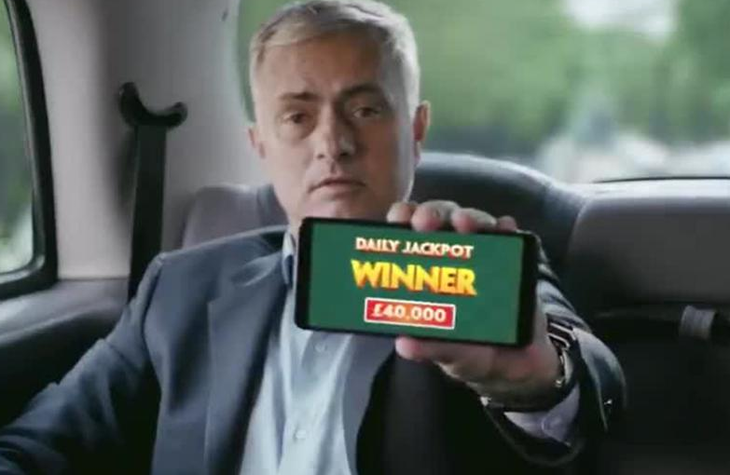 Jose Mourinho într-un spot. Foto: times.co.uk
