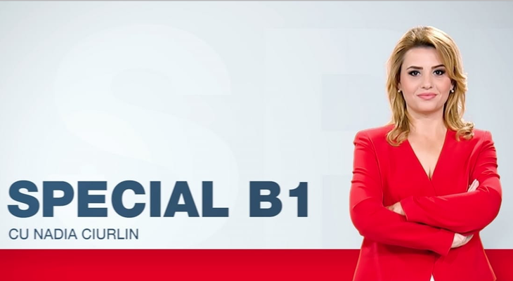 Nadia Ciurlin se întoarce pe TV, în ziua trecerii B1 TV la HD