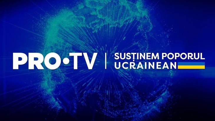 POZIŢIE. Pro TV îmbracă drapelul Ucrainei. Campanie de strângere de fonduri