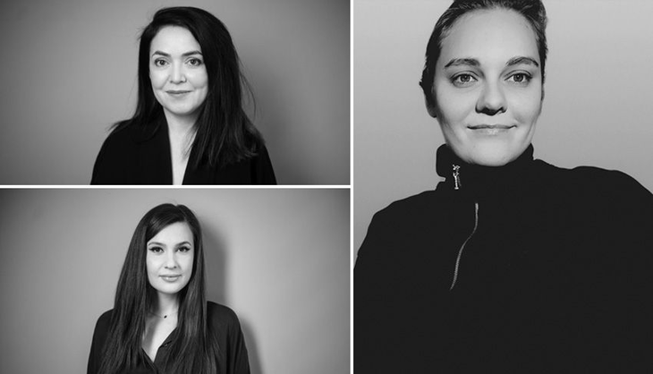 Denisa Armaşu, Raisa Soare - Şendroiu şi Miruna Baias, noii lideri ai agenţiei Cheil Centrade. Sursa foto: Cheil Centrade
