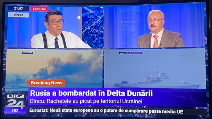 O burtieră Digi 24 cu bombardament în Delta Dunării a atras o sesizare către Guvern! Ce asociaţie reclamă atenţie la informaţii false?