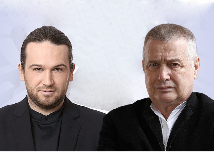 Sebastian Zachmann şi Mircea Dinescu, două dintre numele de la viitorul Prima News
