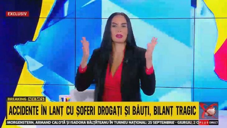 Realitatea Plus, sancţionată după ce Alexandra Păcuraru a spus despre membrii CNA că ar trebui testaţi pentru „anumite substanţe”. Postul, somat şi pentru că Diana Şoşoacă a fost lăsată să-şi facă campanie