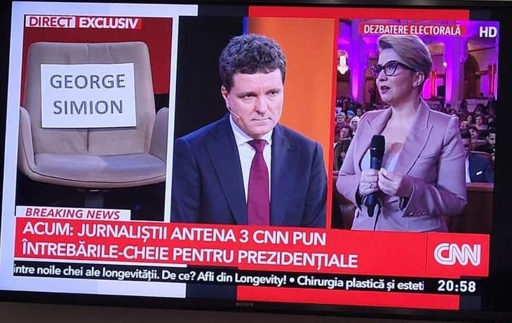 Audienţe dezbatere Nicuşor Dan Antena 3: Câţi români s-au uitat la formatul inedit de la Mihai Gâdea, cu George Simion absent, dar "prezent" cu răspunsurile