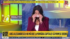 Anunţ în lacrimi. Anca Alexandrescu va candida la Primăria Capitalei. Ce se întâmplă cu emisiunea „Culisele Statului Paralel”