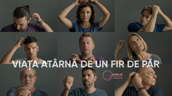 VIDEO. Andreea Esca, Paula Herlo, Alex Dima, Tudor Chirilă, Marius Manole, Smiley, actori în campania „Viaţa copiilor bolnavi de cancer atârnă de un fir de păr”