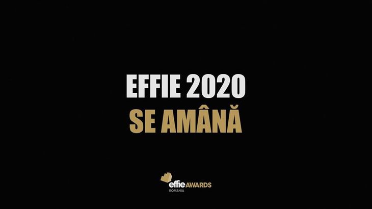 Festivalul Effie 2020, care ar fi trebuit să se desfăşoare pe 15 iunie, se amână