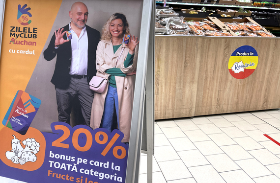 GALERIE FOTO. (P) Zilele MyClub Auchan. Reduceri până la 50%. Un an de la lansarea programului de fidelitate