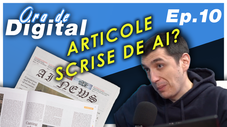 Ora de digital, Ep. 10: Au apărut site-urile cu ştiri făcute de Inteligenţa Artificială. Netflix bagă miliarde în filme coreene