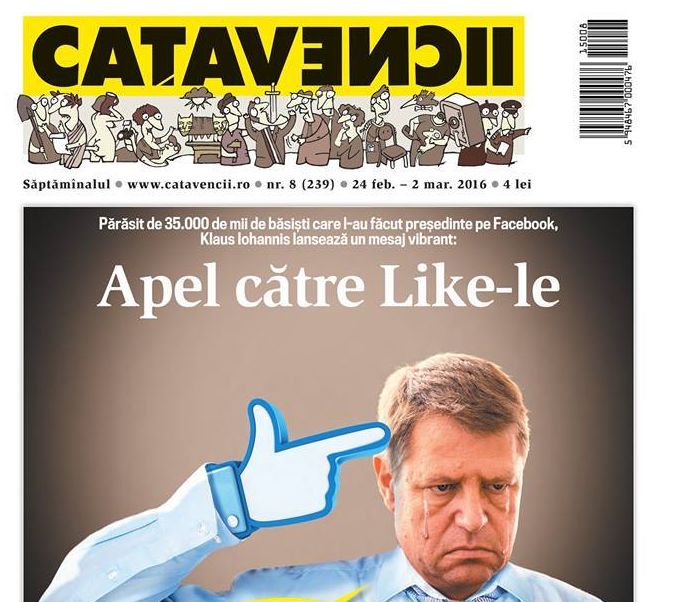 PRESA DE AZI. Caţevencii: Apel către like-le