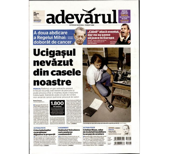 PRESA DE AZI. Adevărul: Ucigaşul nevăzut din casele noastre