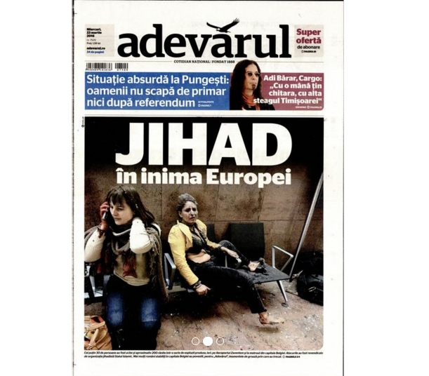 Atentatul de la Bruxelles, în presa de azi: Jihad în inima Europei. Uragan asupra Europei