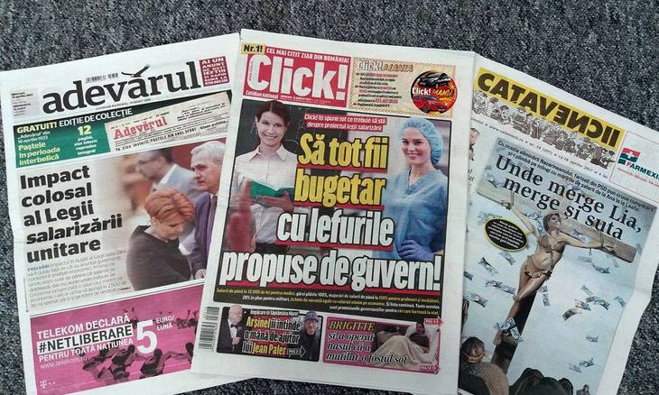 PRESA DE AZI. Legea salarizării unitare: în glumă, serios şi tabloid