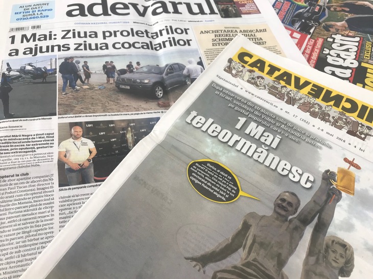 PRESA DE AZI. Ziua de 1 mai, "pe hârtie". Cum s-a văzut sărbătoarea în print?