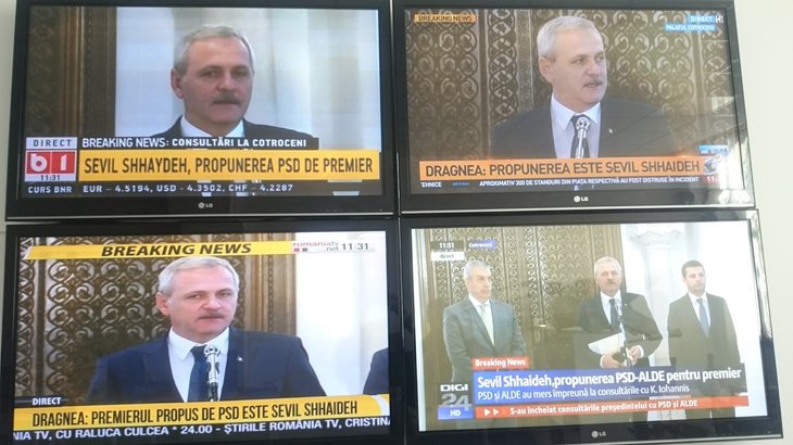 BURTIERA LA MINUT. Toate televiziunile cu ochii pe numele propunerii de premier