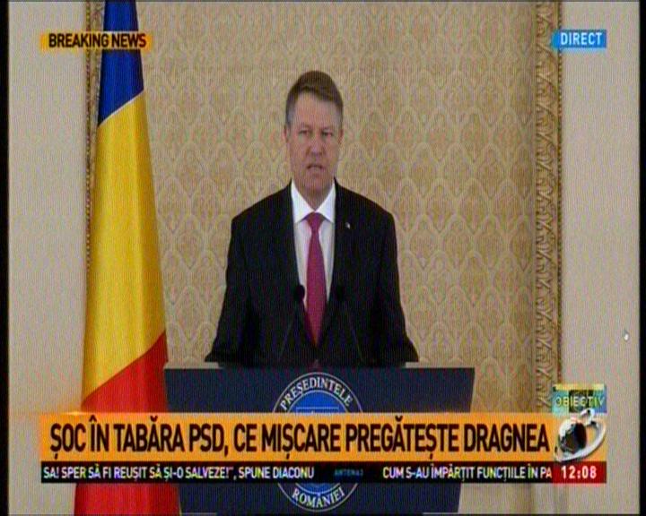 BURTIERĂ LA MINUT. Posturile de ştiri, după ce Iohannis a respins propunerea Sevil Shhaideh premier