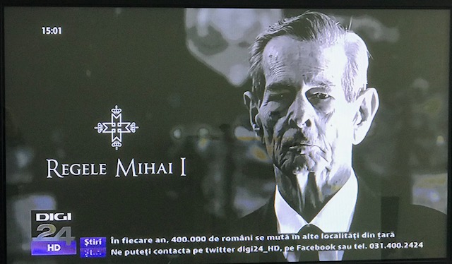 CNA către televiziuni: trataţi cu decenţă dispariţia Regelui Mihai