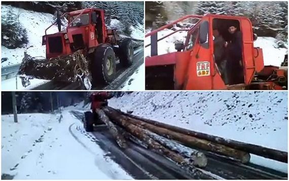 Ştirea că drumul turistic TransRarău este distrus de firmele care taie pădurile a stârnit un val de reacţii pe Facebook