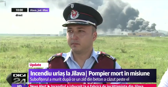 Ştirea zilei pe Facebook: Pompierul dispărut în incendiul din Jilava