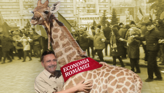 BLOGOSFERĂ. Moise Guran, viral pe Facebook: „Da, economia României creşte ca o girafă, dresată„
