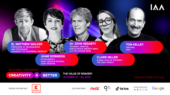 PARTENERIAT. A 5-a ediţie a Conferinţei Globală IAA #Creativity4Better se apropie!