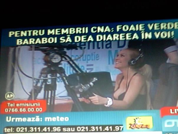 10 ANI. Urarea OTV pentru CNA: Foaie verbe baraboi, să dea diareea în voi!