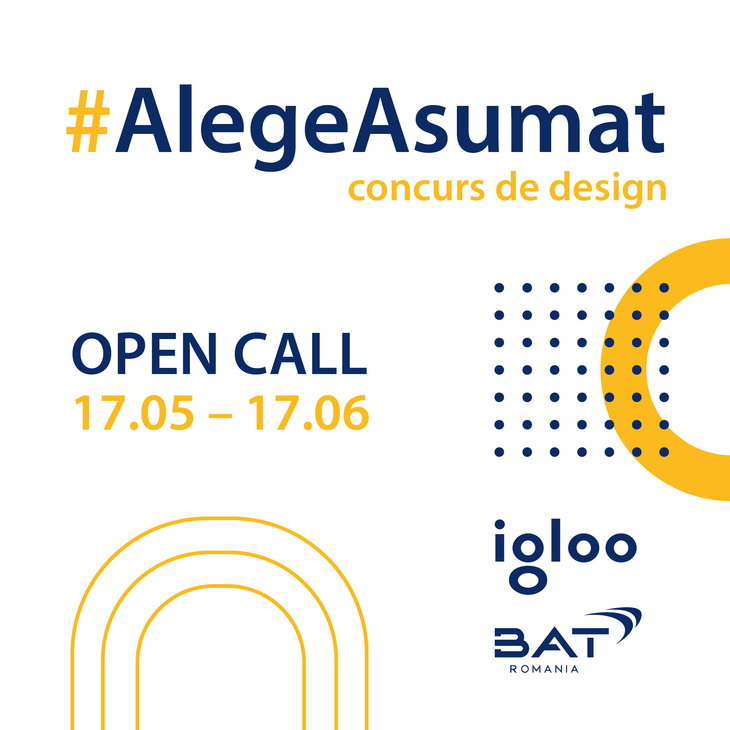 COMUNICAT. În perioada 17 mai – 17 iunie 2021 igloo lansează un concurs de design urban cu premii în valoare de 6000 Euro