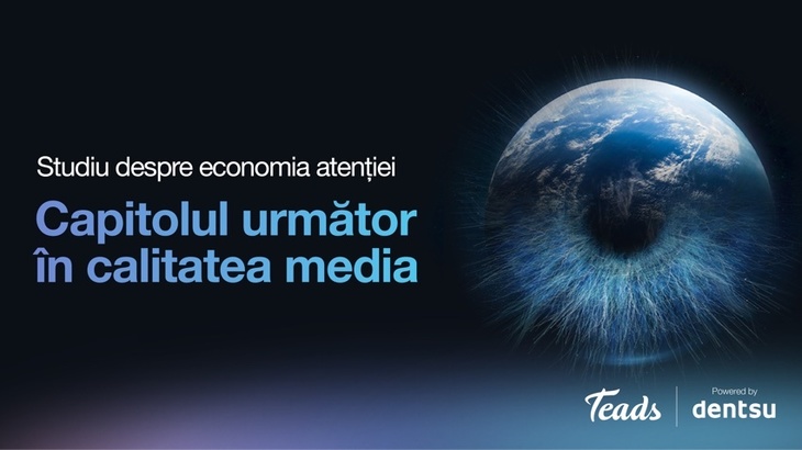 COMUNICAT. Studiu. Reclamele Teads inRead dublează timpul de atenţie a consumatorilor comparativ cu social media