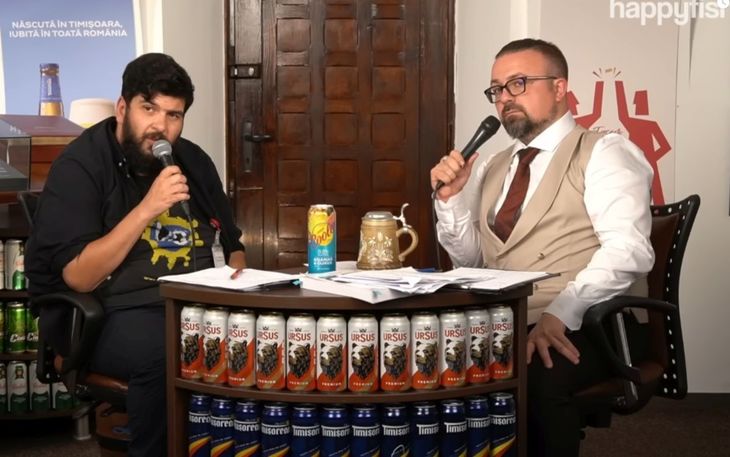 Ursus Breweries documentează istoria berii în România, printr-un podcast realizat de Damian Anfile şi Gojira - COMUNICAT